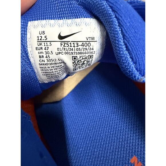 NIB Nike Royal Florida Gators Zoom Pegasus 41 Running Shoes US Sz 12.5 EUR 47 main image 6